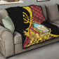 Personalized República de Angola Quilt Coat Of Arms With Map