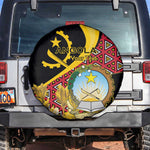 Personalized República de Angola Spare Tire Cover Coat Of Arms With Map