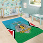 Personalised South Sudan Area Rug Coat Of Arms - Happy Independence Day