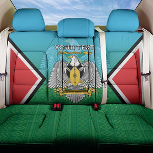 Personalised South Sudan Back Car Seat Cover Coat Of Arms - Happy Independence Day