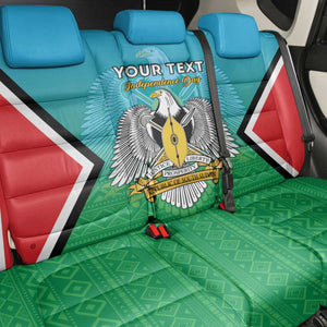 Personalised South Sudan Back Car Seat Cover Coat Of Arms - Happy Independence Day