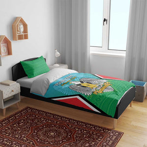 Personalised South Sudan Bedding Set Coat Of Arms - Happy Independence Day