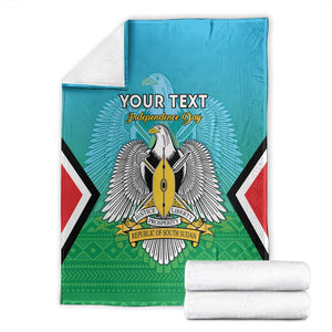 Personalised South Sudan Blanket Coat Of Arms - Happy Independence Day