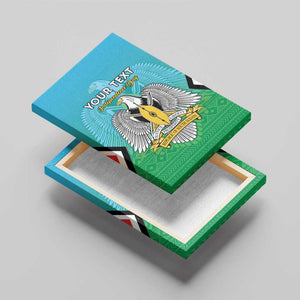 Personalised South Sudan Canvas Wall Art Coat Of Arms - Happy Independence Day