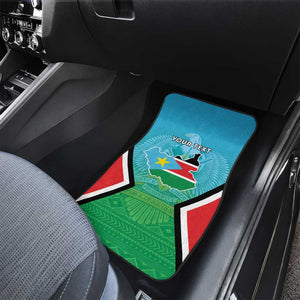 Personalised South Sudan Car Mats Coat Of Arms - Happy Independence Day