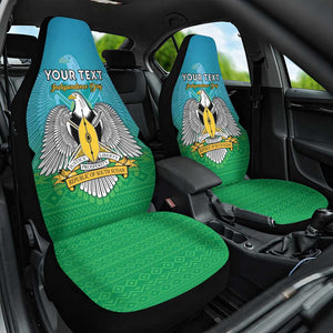 Personalised South Sudan Car Seat Cover Coat Of Arms - Happy Independence Day