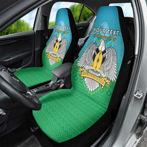 Personalised South Sudan Car Seat Cover Coat Of Arms - Happy Independence Day