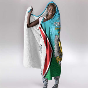 Personalised South Sudan Hooded Blanket Coat Of Arms - Happy Independence Day