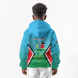 Personalised South Sudan Kid Hoodie Coat Of Arms - Happy Independence Day