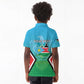 Personalised South Sudan Kid Polo Shirt Coat Of Arms - Happy Independence Day