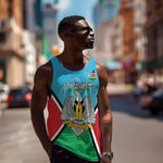 Personalised South Sudan Men Tank Top Coat Of Arms - Happy Independence Day