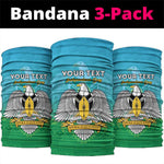 Personalised South Sudan Neck Gaiter Coat Of Arms - Happy Independence Day LT15