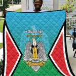 Personalised South Sudan Quilt Coat Of Arms - Happy Independence Day