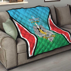 Personalised South Sudan Quilt Coat Of Arms - Happy Independence Day