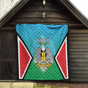 Personalised South Sudan Quilt Coat Of Arms - Happy Independence Day