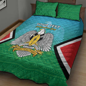 Personalised South Sudan Quilt Bed Set Coat Of Arms - Happy Independence Day