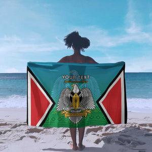 Personalised South Sudan Sarong Coat Of Arms - Happy Independence Day