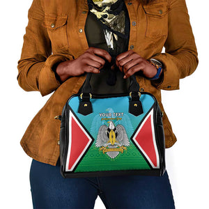 Personalised South Sudan Shoulder Handbag Coat Of Arms - Happy Independence Day