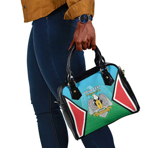 Personalised South Sudan Shoulder Handbag Coat Of Arms - Happy Independence Day