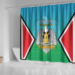 Personalised South Sudan Shower Curtain Coat Of Arms - Happy Independence Day