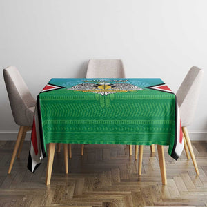 Personalised South Sudan Tablecloth Coat Of Arms - Happy Independence Day