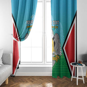 Personalised South Sudan Window Curtain Coat Of Arms - Happy Independence Day