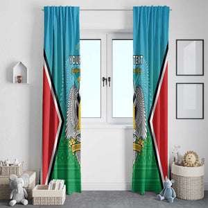 Personalised South Sudan Window Curtain Coat Of Arms - Happy Independence Day