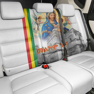 Melkam Gena Ethiopia Back Car Seat Cover Saint Mary Lalibela Churches