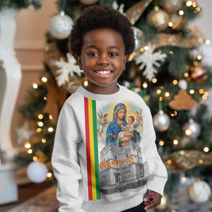 Melkam Gena Ethiopia Kid Ugly Christmas Sweater Saint Mary Lalibela Churches