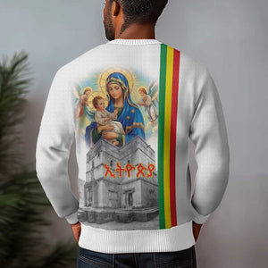 Melkam Gena Ethiopia Ugly Christmas Sweater Saint Mary Lalibela Churches