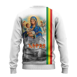 Melkam Gena Ethiopia Ugly Christmas Sweater Saint Mary Lalibela Churches