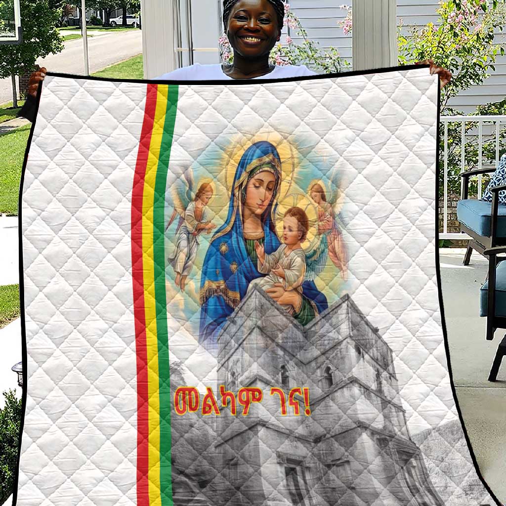 Melkam Gena Ethiopia Quilt Saint Mary Lalibela Churches