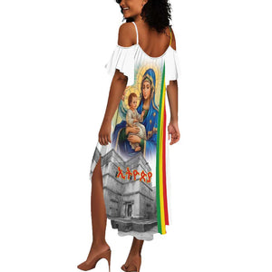 Melkam Gena Ethiopia Summer Maxi Dress Saint Mary Lalibela Churches