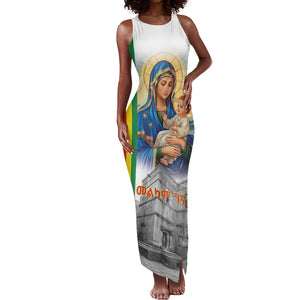 Melkam Gena Ethiopia Tank Maxi Dress Saint Mary Lalibela Churches