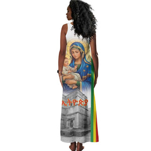 Melkam Gena Ethiopia Tank Maxi Dress Saint Mary Lalibela Churches