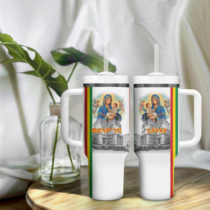 Melkam Gena Ethiopia Tumbler With Handle Saint Mary Lalibela Churches