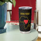 Personalized  African-American Black Love Day Tumbler Cup Sankofa Heart - Nya Akoma