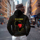 Personalized  African-American Black Love Day Zip Hoodie Sankofa Heart - Nya Akoma