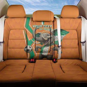 Custom Afro Ivory Coast Football Back Car Seat Cover Go Champions