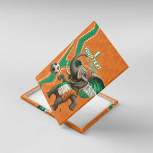 Custom Afro Ivory Coast Football Canvas Wall Art Go Champions