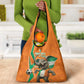 Custom Afro Ivory Coast Football Grocery Bag Go Champions