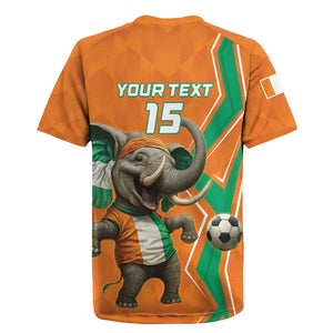 Custom Afro Ivory Coast Football Rugby Jersey Go Champions