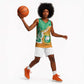 Personalized Afro Ivory Coast Basketball Jersey Coat Of Arms With Kente Pattern LT15