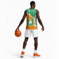 Personalized Afro Ivory Coast Basketball Jersey Coat Of Arms With Kente Pattern LT15