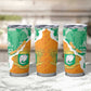 Personalized Afro Ivory Coast Tumbler Cup Coat Of Arms With Kente Pattern