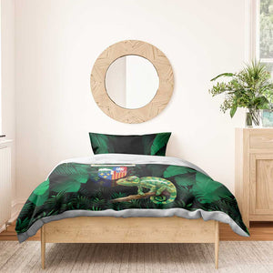 Reunion Island Bedding Set Furcifer Pardalis