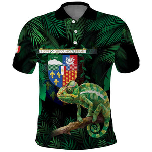 Reunion Island Polo Shirt Furcifer Pardalis