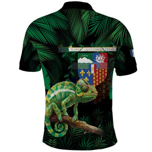 Reunion Island Polo Shirt Furcifer Pardalis