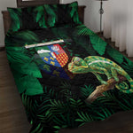 Reunion Island Quilt Bed Set Furcifer Pardalis