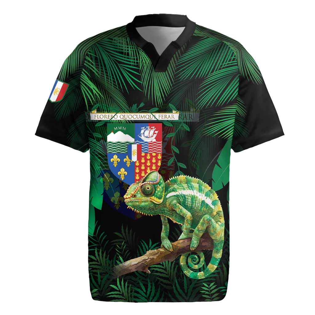 Reunion Island Rugby Jersey Furcifer Pardalis